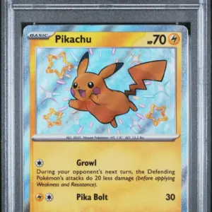 PIKACHU 131/091 – Paldean Fates – PSA 9