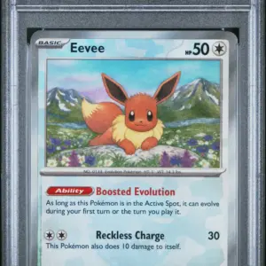 EEVEE 074/131 – Prismatic Evolutions – PSA 8