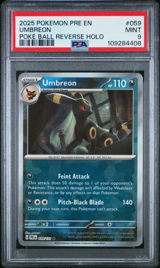 UMBREON 059/131 – Prismatic Evolutions – PSA 9
