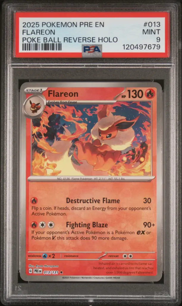 FLAREON 013/131 – Prismatic Evolutions – PSA 9