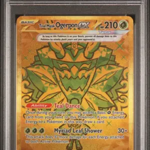 TEAL MASK OGERPON ex 177/131 – Prismatic Evolutions – PSA 9 (120497694)