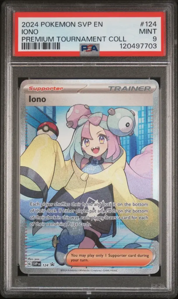 IONO 124/SVP – Scarlet & Violet Black Star Promos – PSA 9