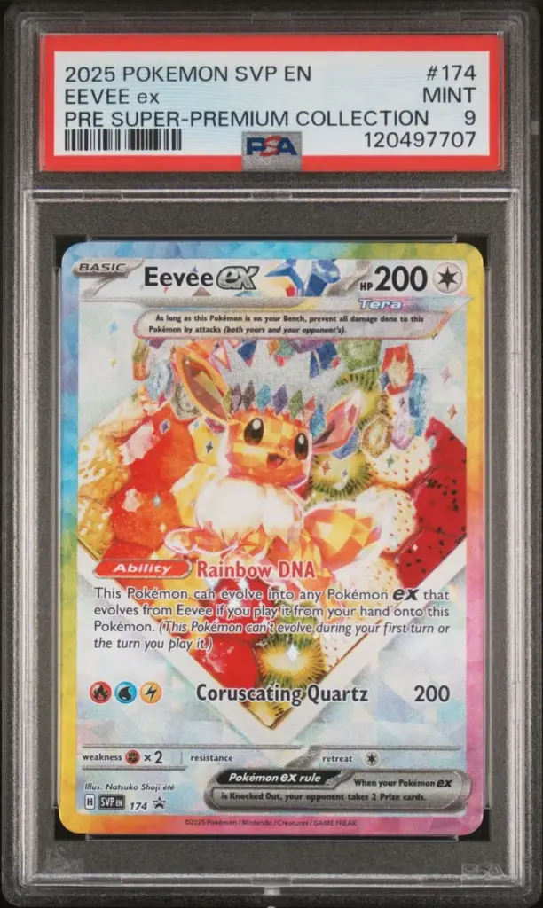 EEVEE ex 174/SVP – Scarlet & Violet Black Star Promos – PSA 9