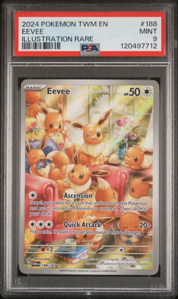 EEVEE 188/167 – Twilight Masquerade – PSA 9