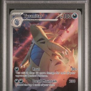 TYRANITAR 222/193 – Paldea Evolved – PSA 9