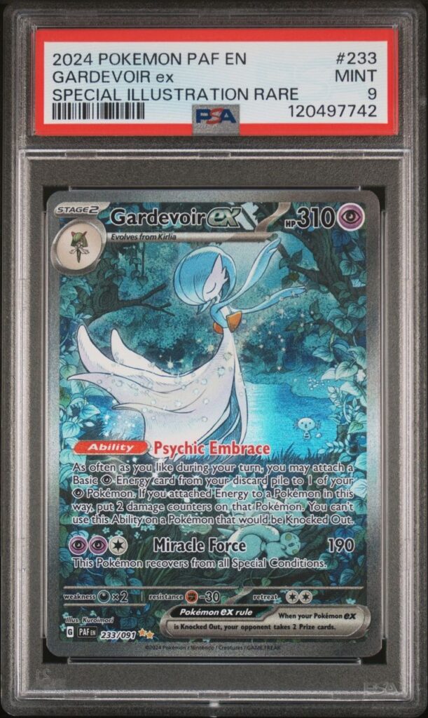GARDEVOIR ex 233/091 – Paldean Fates – PSA 9