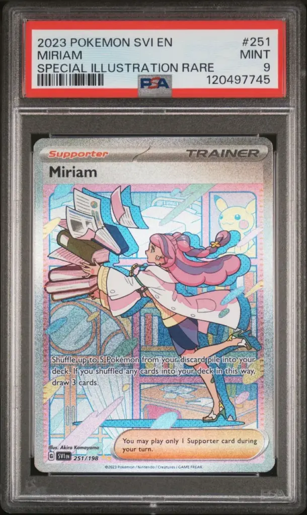 MIRIAM 251/198 – Scarlet & Violet – PSA 9