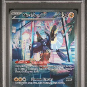 MIRAIDON ex 244/198 – Scarlet & Violet – PSA 9