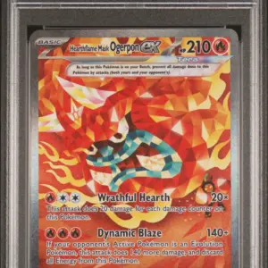 HEARTHFLAME MASK OGERPON ex 212/167 – Twilight Masquerade – PSA 10