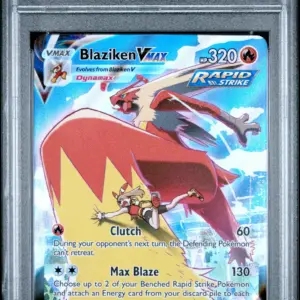FA/BLAZIKEN VMAX TG15/TG30 – Silver Tempest Trainer Gallery – PSA 9