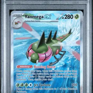 Yanmega ex 228/182 – Destined Rivals – PSA 10 – Cert 121555599