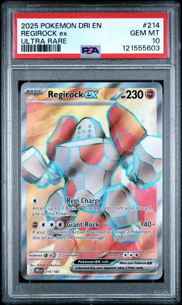 REGIROCK ex 214/182 – Destined Rivals – PSA 10