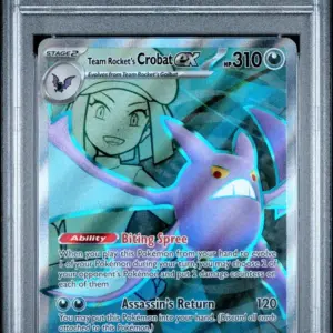 ROCKET'S CROBAT ex 217/182 – Destined Rivals – PSA 10