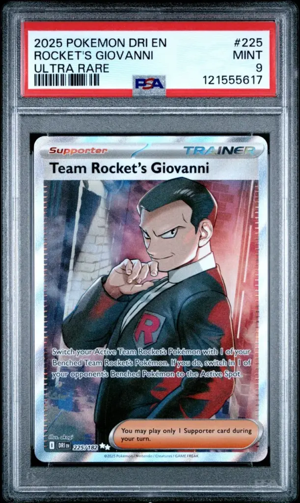 ROCKET'S GIOVANNI 225/182 – Destined Rivals – PSA 9