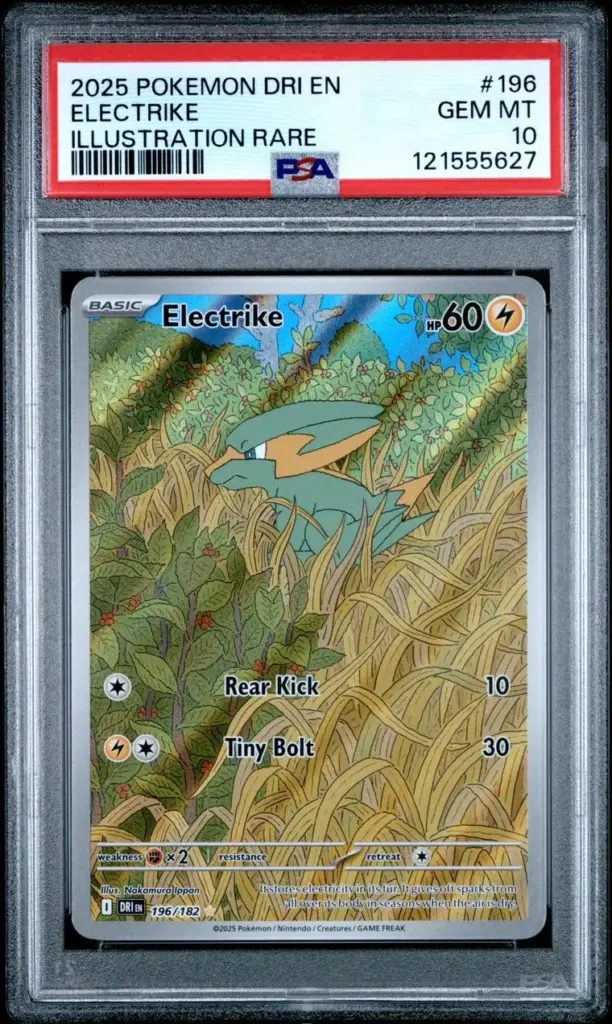 Electrike 196/182 – Destined Rivals – PSA 10 – Cert 121555627
