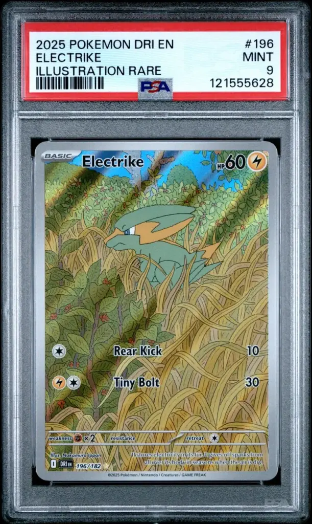 Electrike 196/182 – Destined Rivals – PSA 9 – Cert 121555628