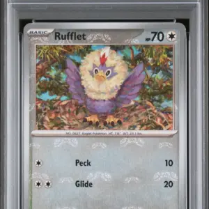 RUFFLET 077/086 – Black Bolt – PSA 9