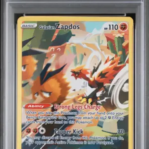 GALARIAN ZAPDOS 283/SWSH – SWSH Black Star Promos – PSA 9