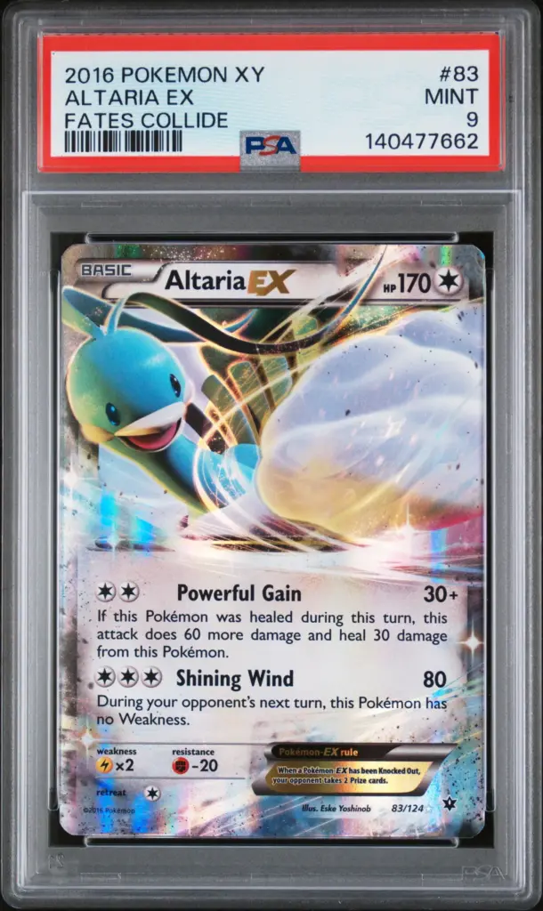 ALTARIA EX 083/124 – Fates Collide – PSA 9