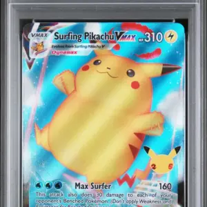 SURFING PIKACHU VMAX 009 – Celebrations – PSA 10