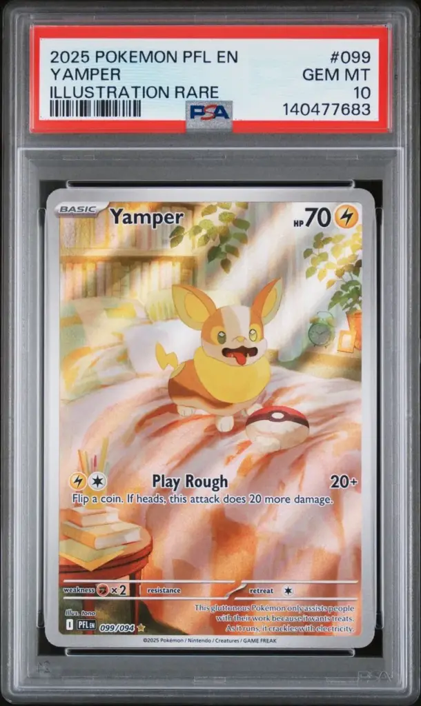 YAMPER 099/094 – Phantasmal Flames – PSA 10