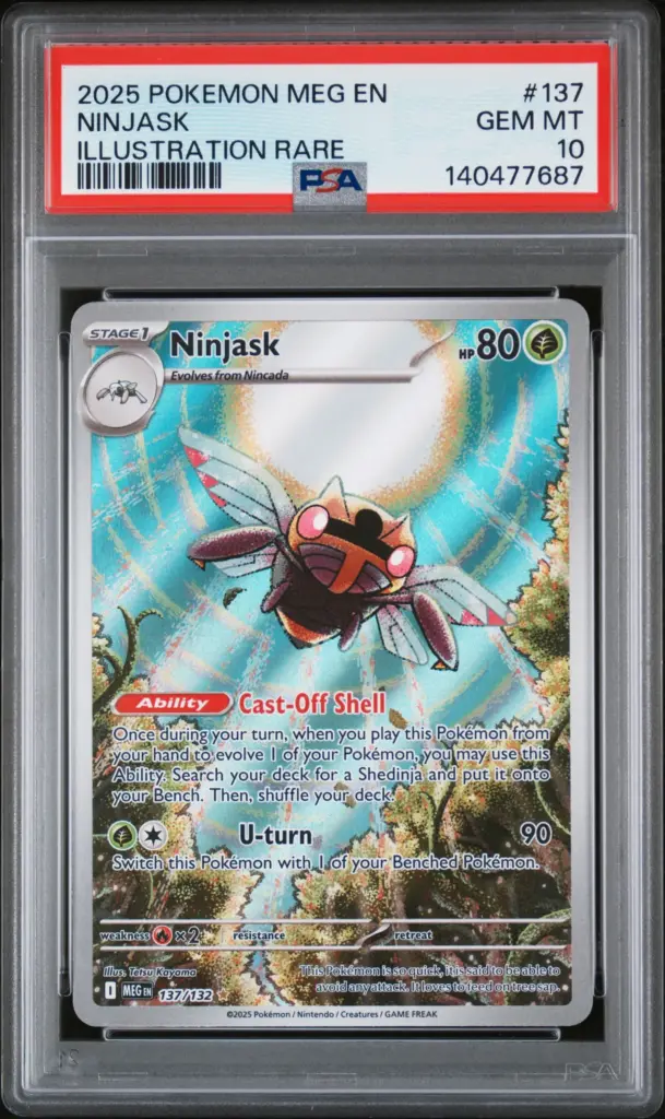 NINJASK 137/132 – Mega Evolution – PSA 10