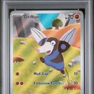 DRILBUR 124/086 – Black Bolt – PSA 9