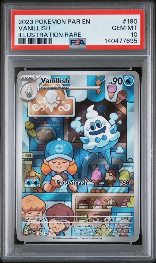 VANILLISH 190/182 – Paradox Rift – PSA 10