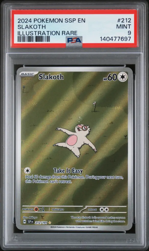 SLAKOTH 212/191 – Surging Sparks – PSA 9