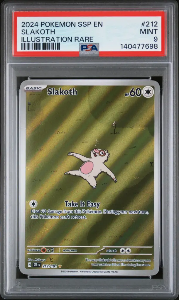 SLAKOTH 212/191 – Surging Sparks – PSA 9 (140477698)