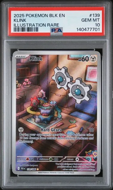 KLINK 139/086 – Black Bolt – PSA 10