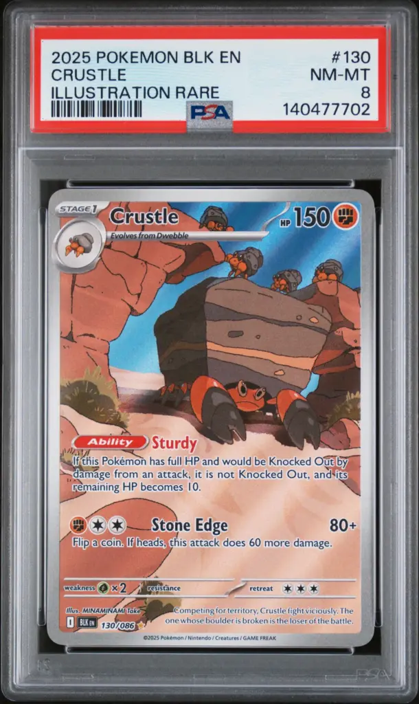 CRUSTLE 130/086 – Black Bolt – PSA 8