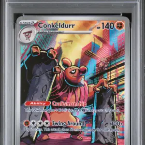 CONKELDURR 127/086 – Black Bolt – PSA 10