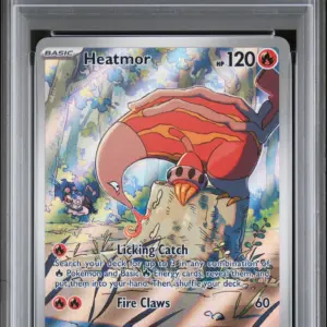 HEATMOR 104/086 – White Flare – PSA 8