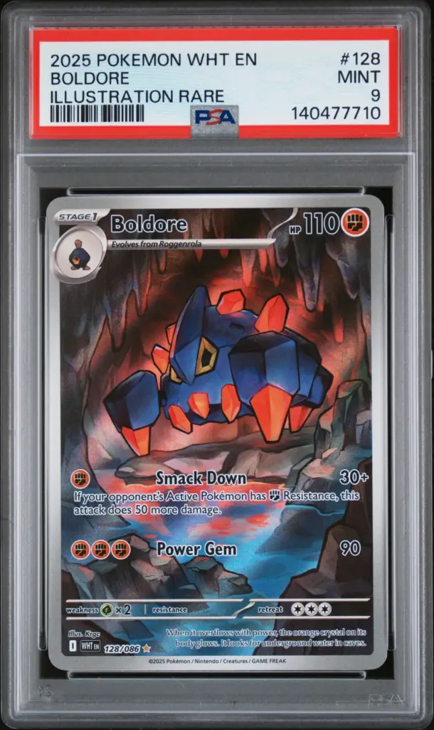 BOLDORE 128/086 – White Flare – PSA 9