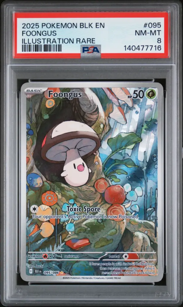 FOONGUS 095/086 – Black Bolt – PSA 8