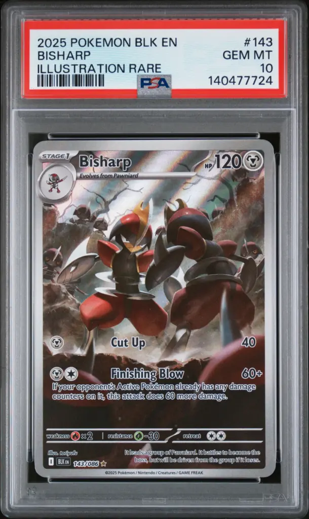 BISHARP 143/086 – Black Bolt – PSA 10