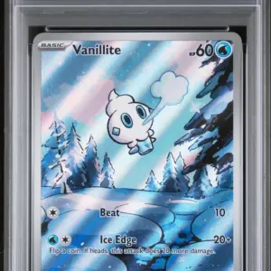 VANILLITE 111/086 – White Flare – PSA 9