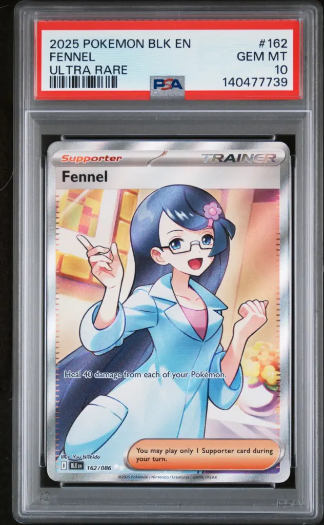 FENNEL 162/086 – Black Bolt – PSA 10