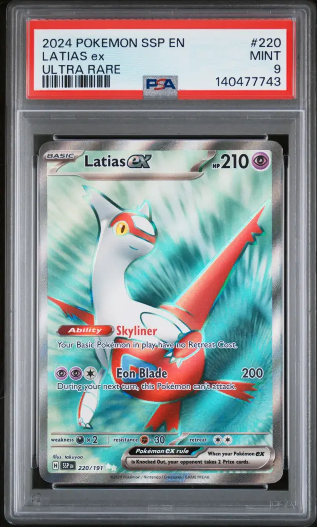 LATIAS ex 220/191 – Surging Sparks – PSA 9