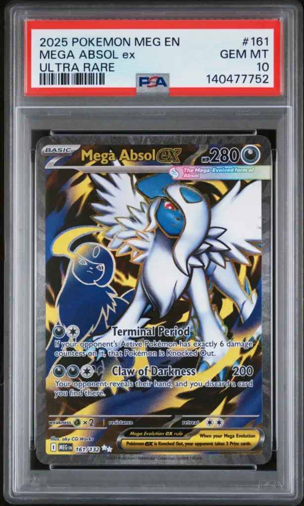 MEGA ABSOL ex 161/132 – Mega Evolution – PSA 10