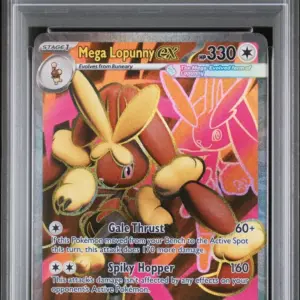 MEGA LOPUNNY ex 115/094 – Phantasmal Flames – PSA 10