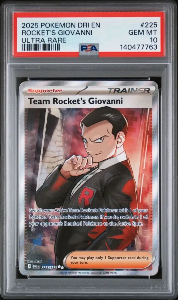 ROCKET'S GIOVANNI 225/182 – Destined Rivals – PSA 10 (140477763)