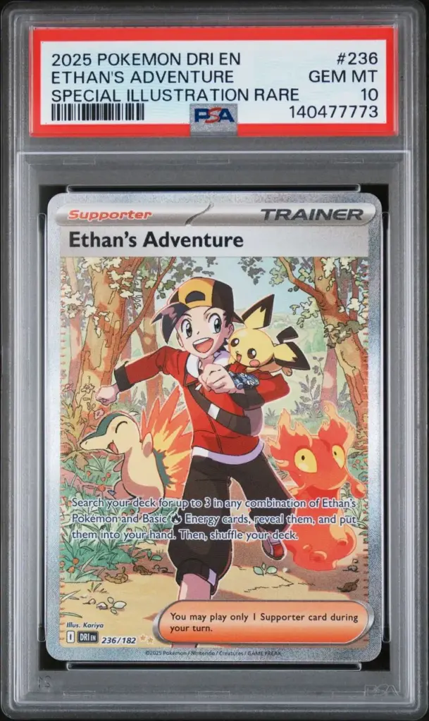 Ethan’s Adventure 236/182 – Destined Rivals – PSA 10 – Cert 140477773