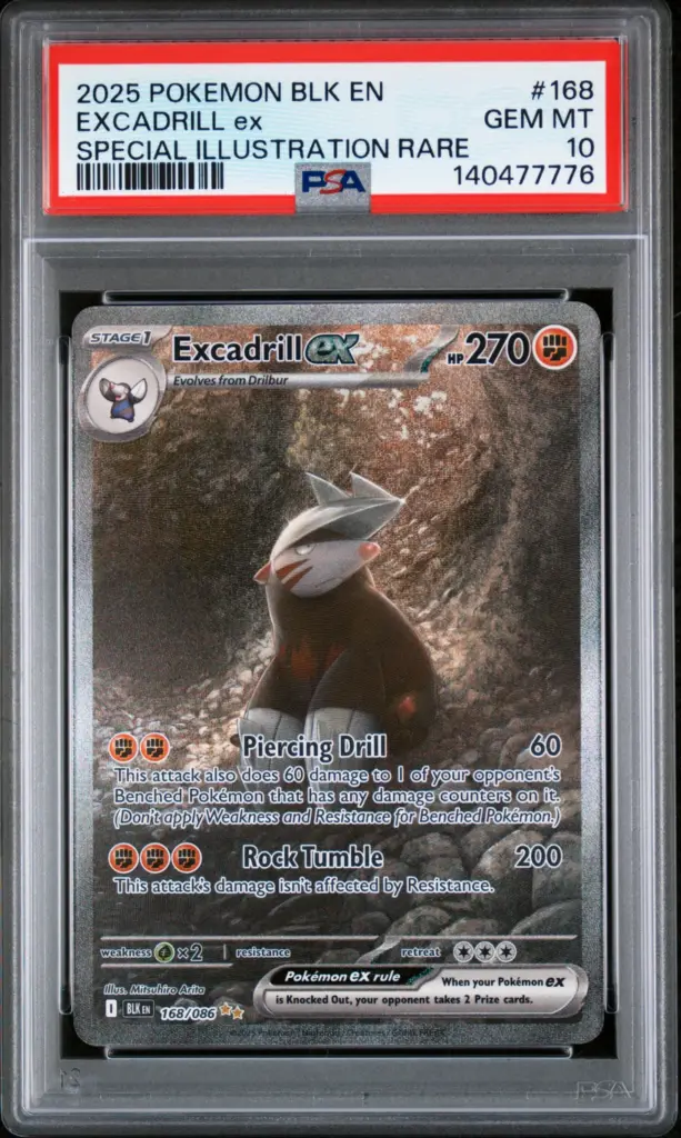 EXCADRILL ex 168/086 – Black Bolt – PSA 10