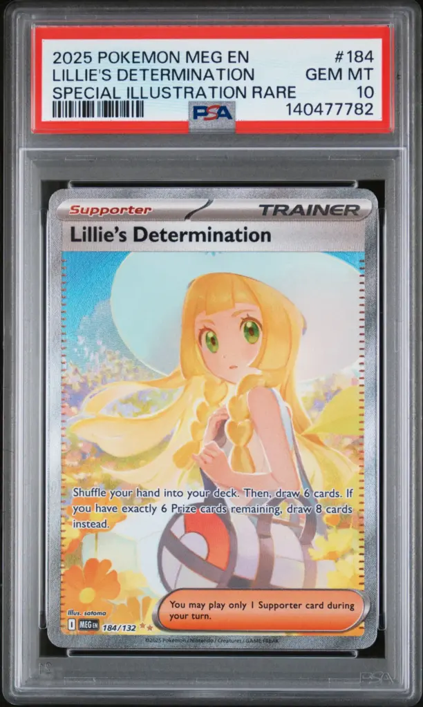 LILLIE'S DETERMINATION 184/132 – Mega Evolution – PSA 10