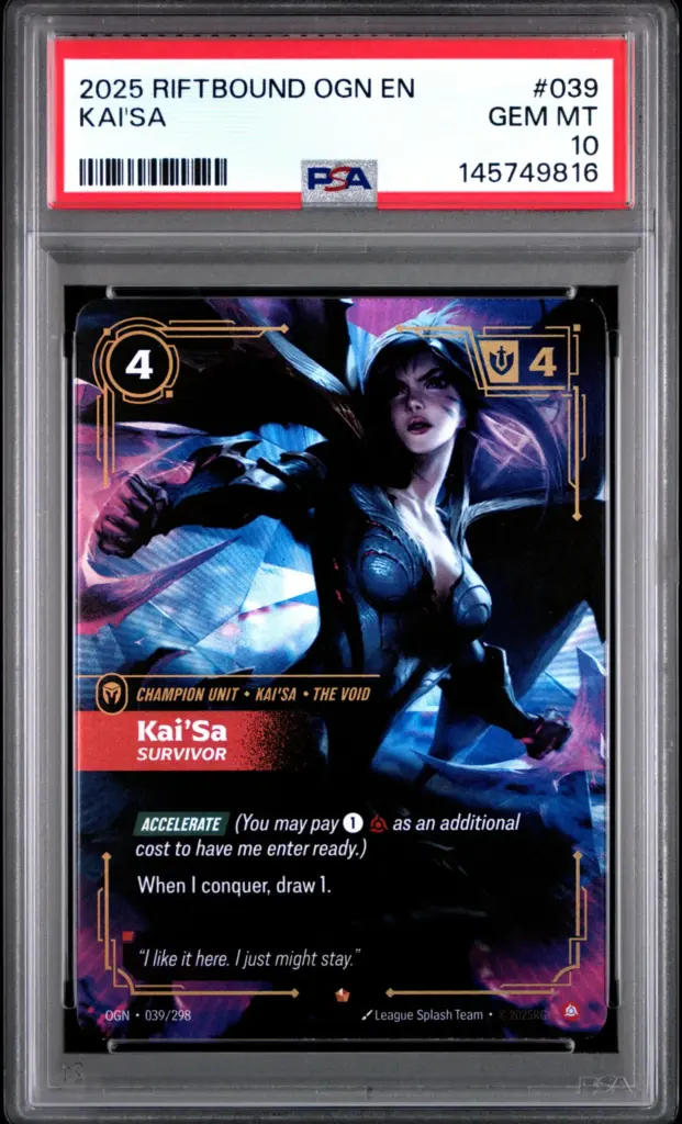 KAI'SA 039/298 – Origins – PSA 10