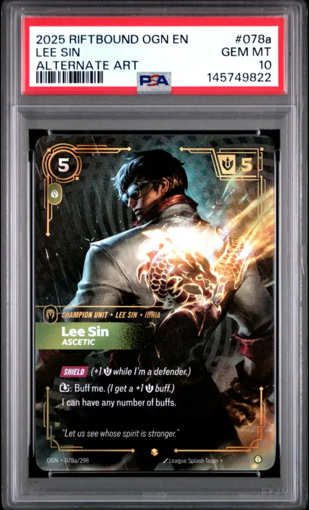 LEE SIN 078A/298 – Origins – PSA 10