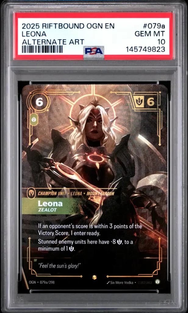 LEONA 079A/298 – Origins – PSA 10