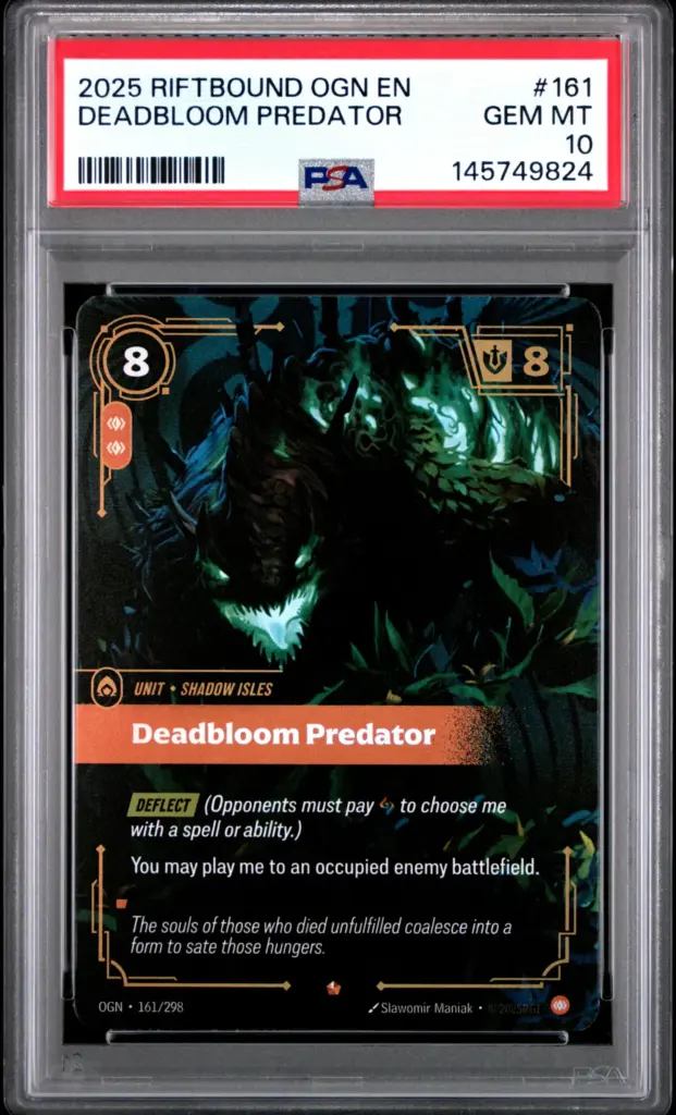 DEADBLOOM PREDATOR 161/298 – Origins – PSA 10
